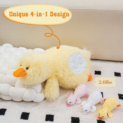 43" Giant Duck Stuffed Animals, Large Stuffed Duck Plush Toys, Big Plush Stuffed Animal, Soft Jumbo Stuffed Animals Gifts for Kids Adults on Birthday Children's Day Christmas or Any Festivals