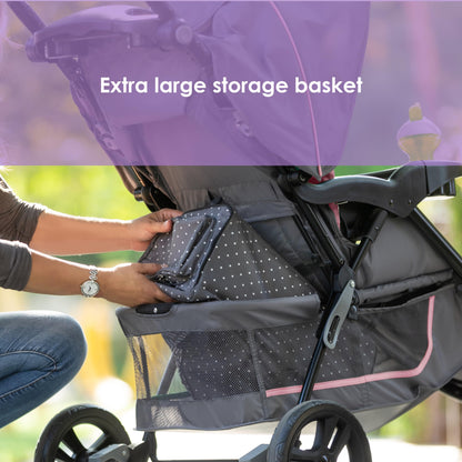 Baby Trend EZ Ride 35 Travel System, Doodle Dots