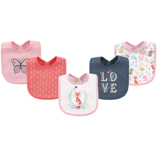Hudson Baby Unisex BabyCotton Bibs