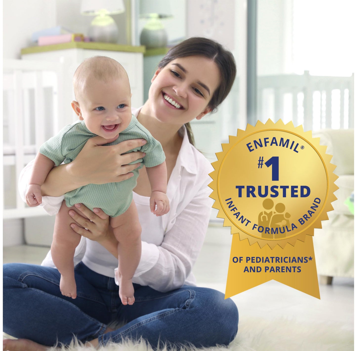 Enfamil Prosobee Plant based Baby Formula, for Sensitive Tummies, Soy-based Plant Sourced Protein, Vitamins for Immune Support, Lactose-free, Milk free, Gluten free, 32 Fl Oz Bottle (4 count)