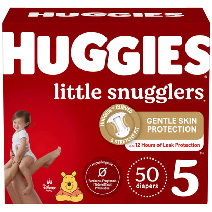 Huggies Newborn Diapers, Little Snugglers Baby Diapers, Size Newborn (up to 10 lbs), 31 Count