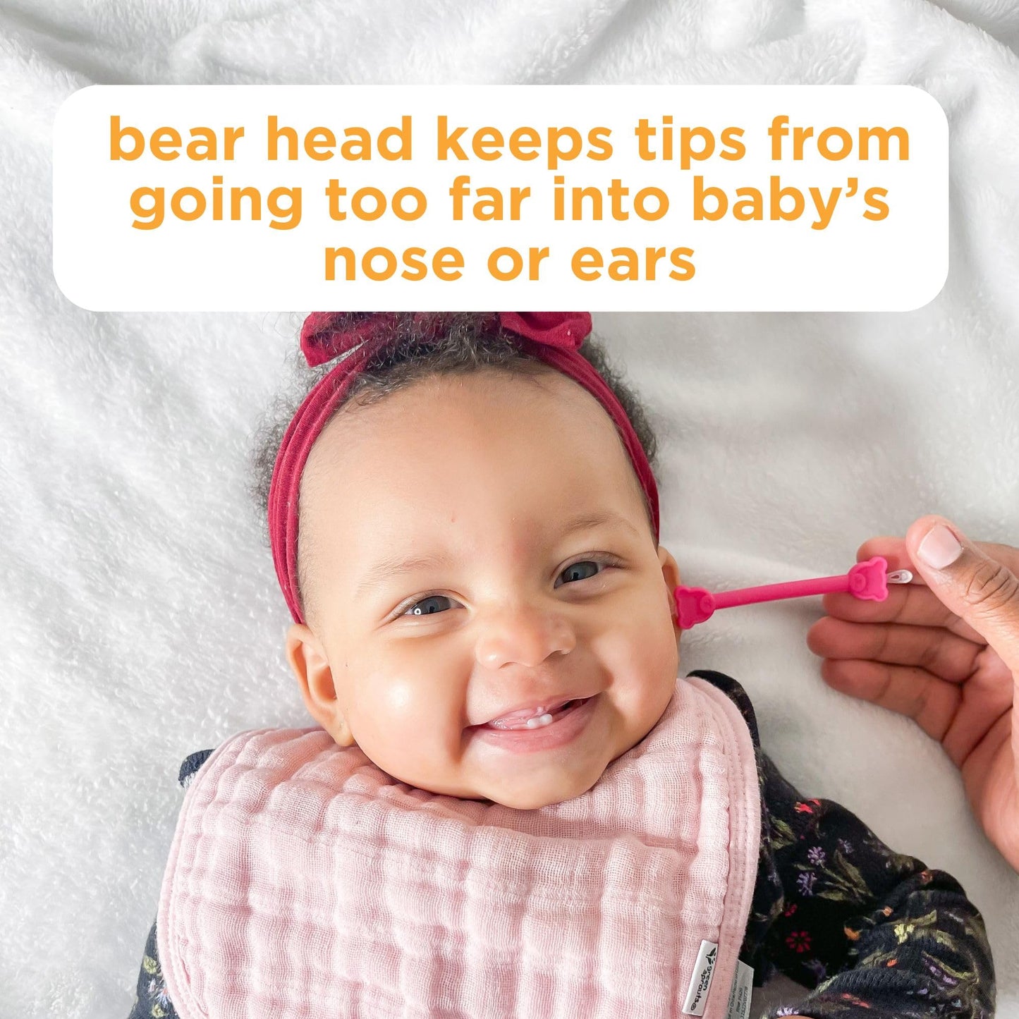 oogiebear: Baby Nose Cleaner & Ear Wax Removal Tool - Safe Booger & Earwax Removal for Newborns, Infants, Toddlers - Dual-Ended - Essential Baby Stuff, Diaper Bag Must-Have, with CASE