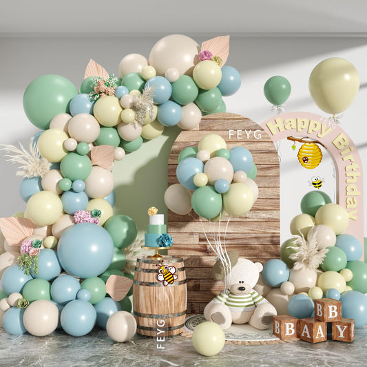 Dusty Pink Brown Balloon Arch Kit, Double Stuffed Blush Brown Cream Beige Nude Tan Pink Balloons Boho Balloon Garland Kit for Birthday Baby Shower Wedding Bridal Shower Gender Reveal Party Decoration
