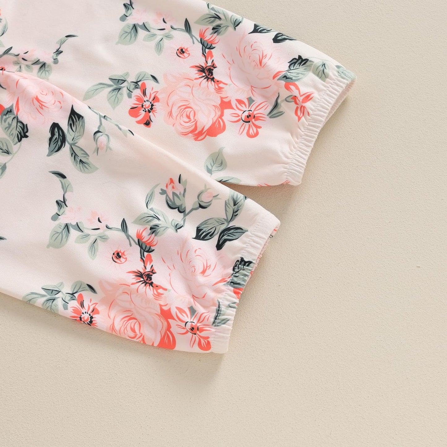 Hello World Newborn Outfit Baby Girl Going Home Outfit Ruffle Ribbed Romper Top Floral Pants Set Cute Summer Clothes