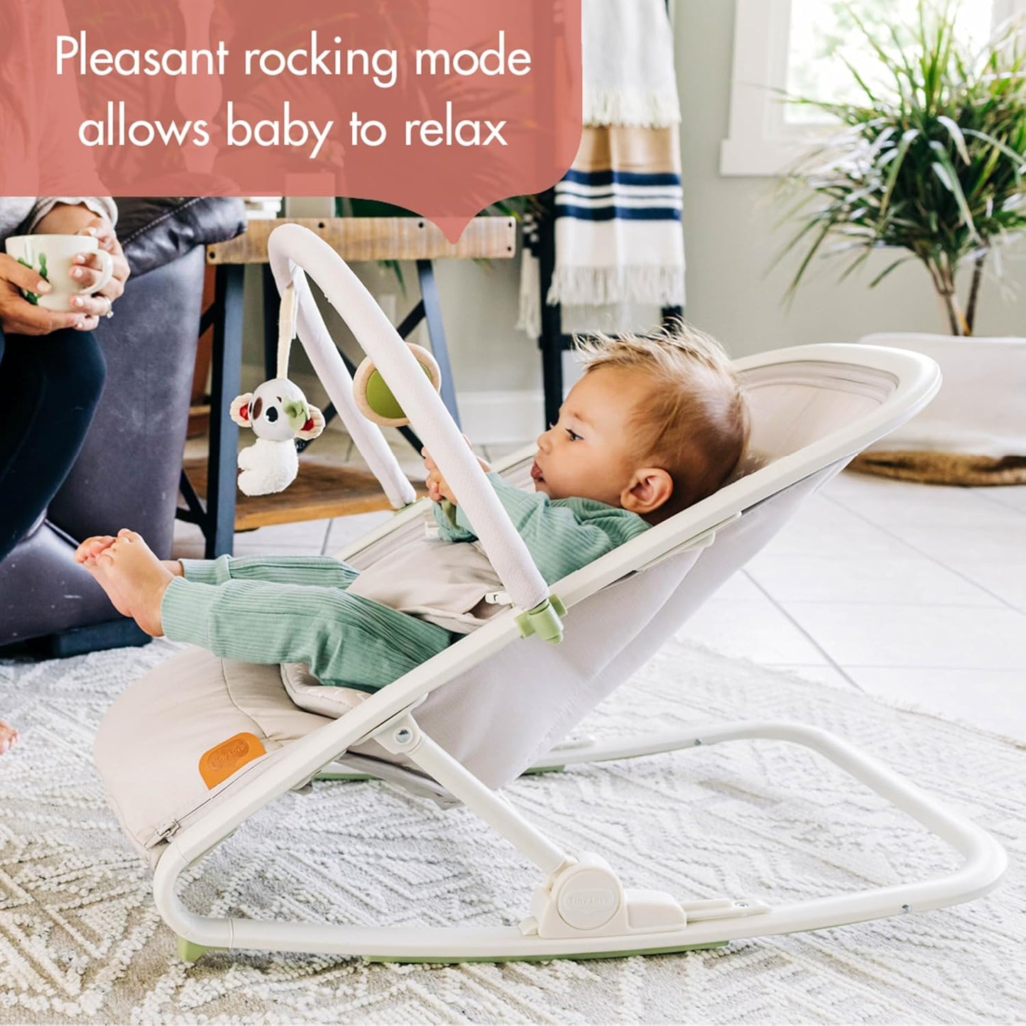 Tiny Love Boho Chic 2-in-1 with Removeable Hanging-Toy Bar, Stationary Modes, Folds Flat for Compact Storage and Portability