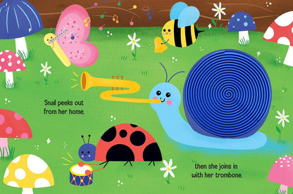 Butterfly's Marching Band - Silicone Touch and Feel Board Book - Sensory Board Book