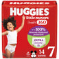 Huggies Size 4 Baby Diapers, Little Movers HuggFit 360° Baby Diapers with 360° Waistband, Size 4 (22-37 lbs), 144 Count, Packaging May Vary