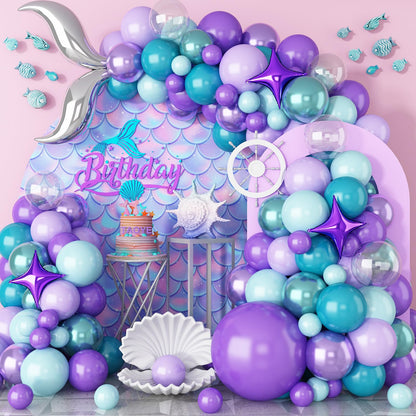 Pink White Balloon Arch Kit, Double Stuffed Pastel Pink Ivory White Balloon Garland, Baby Pink Cream White Balloons with 3pcs 18Inch Clear Balloons for Girls Birthday Baby Shower Party Decorations