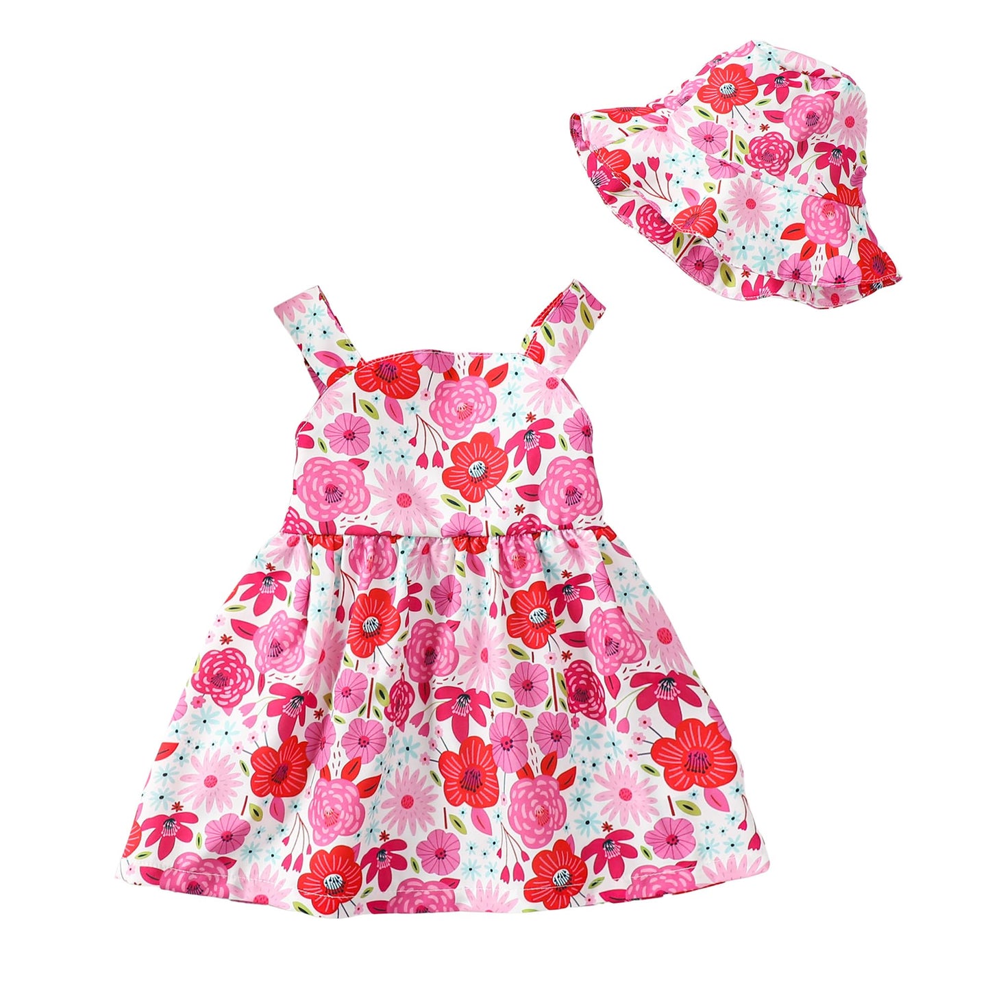 Newborn Infant Baby Girl Dress Toddler Girl Clothes Halter Backless Sleeveless Flower Sundress Summer Dresses for Girl
