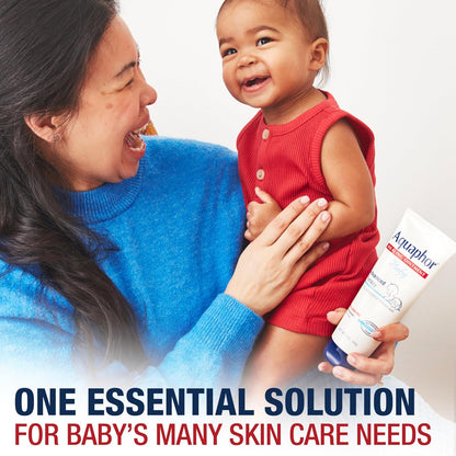 Aquaphor Baby Skincare Essentials Gift Set with Baby Wash and Shampoo, Healing Ointment, and Diaper Rash Cream, Baby Gifts for New Moms, 3 Pieces