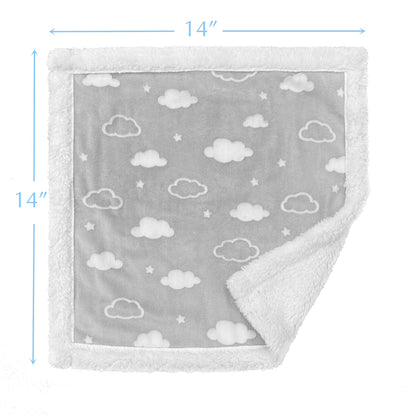 American Baby Company Heavenly Soft Chenille Sherpa Receiving Blanket, 3D Pink, 30" x 35", Warm and Cozy for Boys and Girls, Ideal for Baby Carrier, Stroller, and Travel