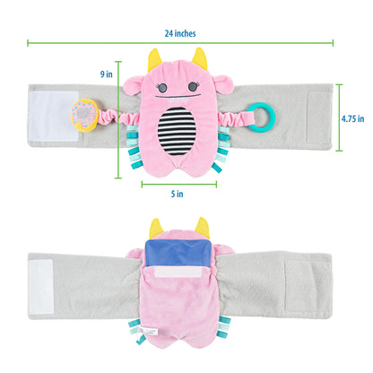 Dr. Brown's Infant Gripebelt Heated Belly Band, Soothe Baby's Tummy with Gentle Warmth and Compression, Hedgehog, 0m+