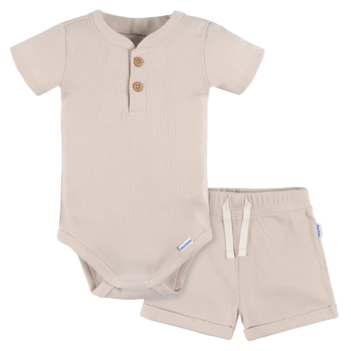 Gerber Baby Bodysuit and Short Set