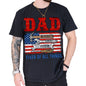 Personalized Fathers Day Shirts for Dad, Grandpa Shirt with Grandkids Names, Gifts for Dad Hunting Fishing
