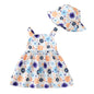 Newborn Infant Baby Girl Dress Toddler Girl Clothes Halter Backless Sleeveless Flower Sundress Summer Dresses for Girl