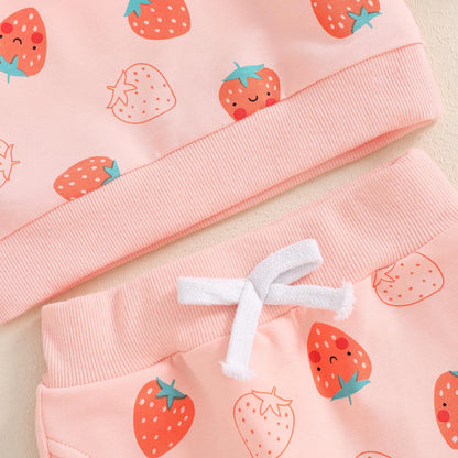 Mubineo Toddler Baby Girl Clothes Cute Long Sleeve Sweatshirt Sweatpant Outfits Fall Winter Tops Pant Outfit Sweatsuit