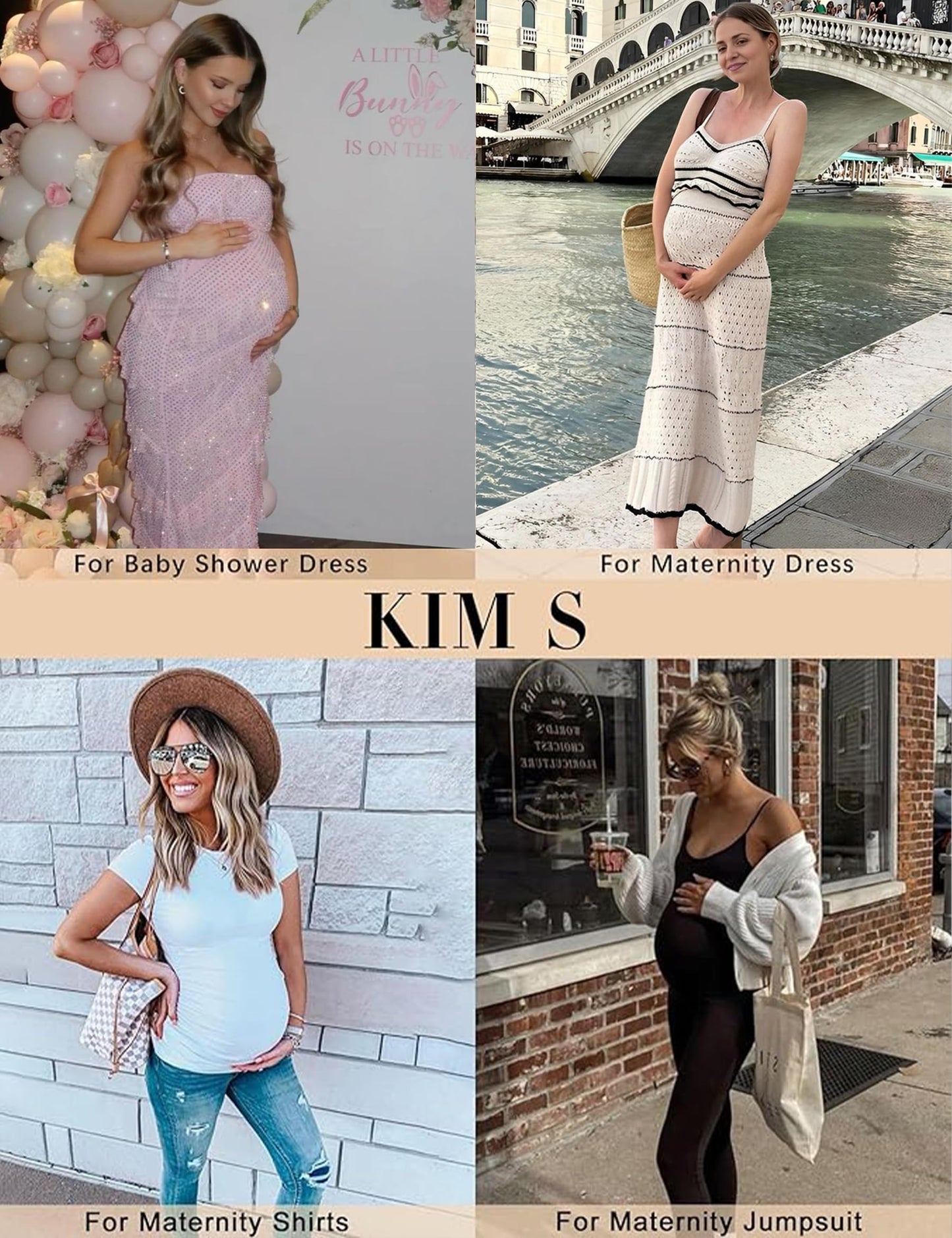 KIM S Shape Your Bump Seamless Maternity Shapewear for Dress, Pregnancy Postpartum Prevent Chafing Support-Underwear