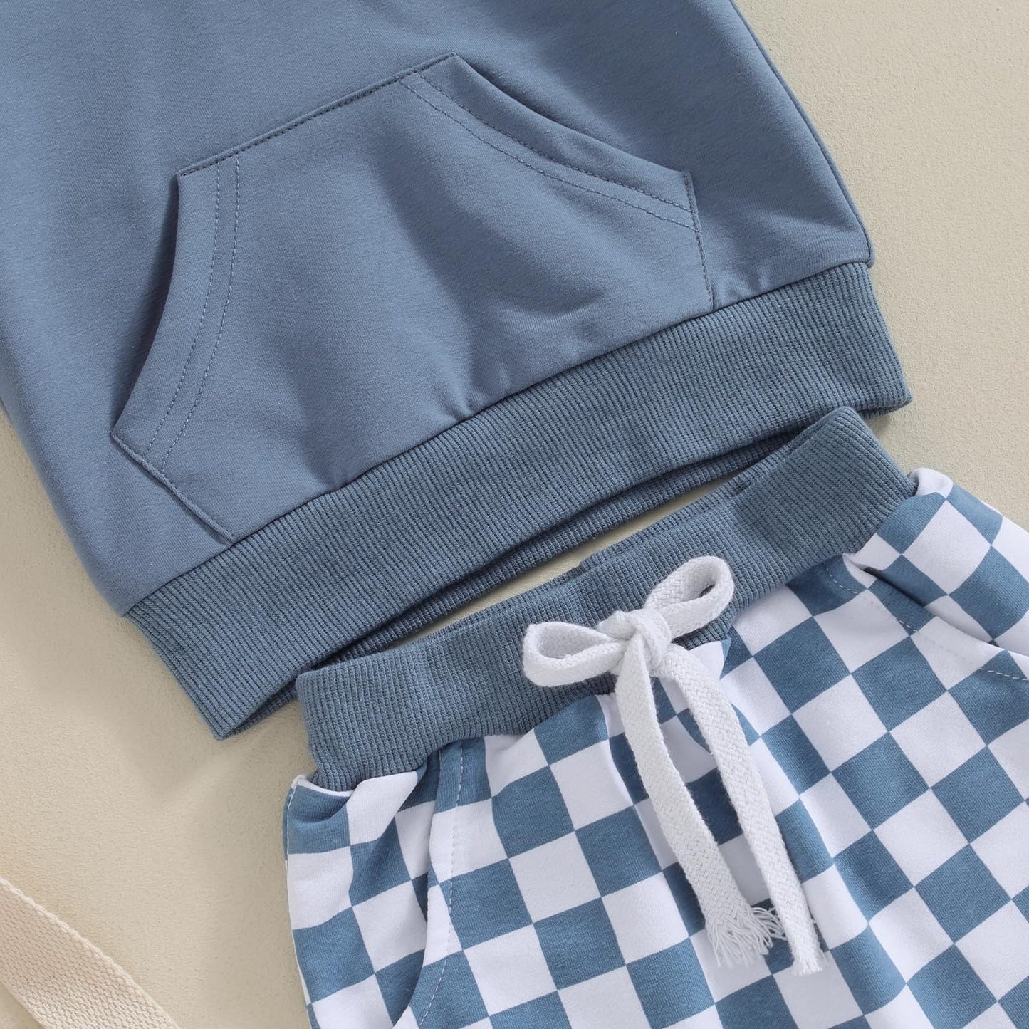 Toddler Baby Boy Summer Outfit Short Sleeve Hooded Stripes Top Casual Shorts Set Infant Newborn Clothes 6 12 18 24 Month