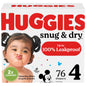 Huggies Size 1 Diapers, Snug & Dry Newborn Diapers, Size 1 (8-14 lbs), 38 Count, Packaging May Vary
