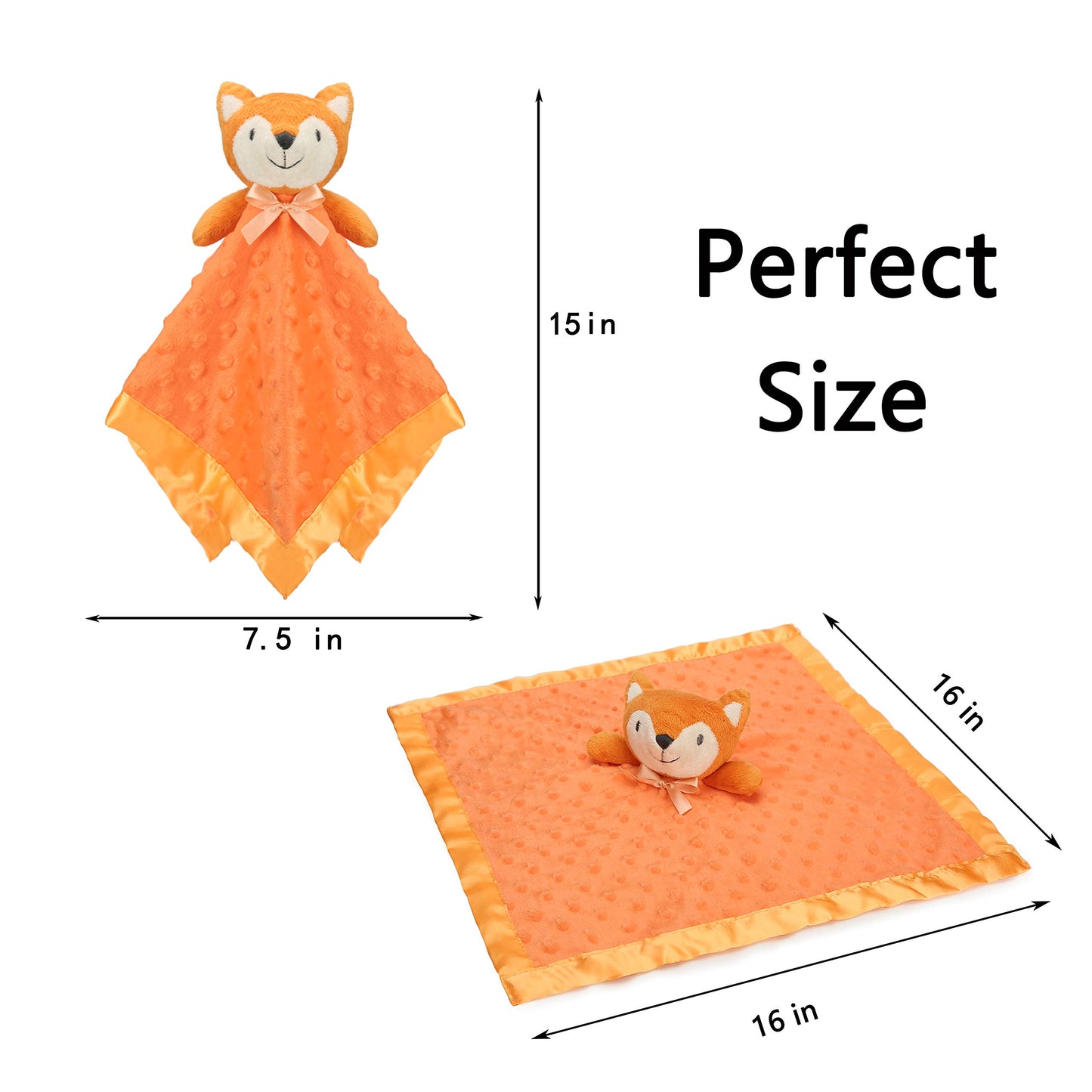Pro Goleem Duck Security Blanket Soft Yellow Baby Lovey Unisex Lovie Baby Gifts for Newborn Toddler Snuggle Toy Stuffed Animal 16 Inch
