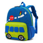Car Dinosaur Kids Toddler Backpack for Boys and Girls Children Waterproof Preschool Bag(Red Music Party)