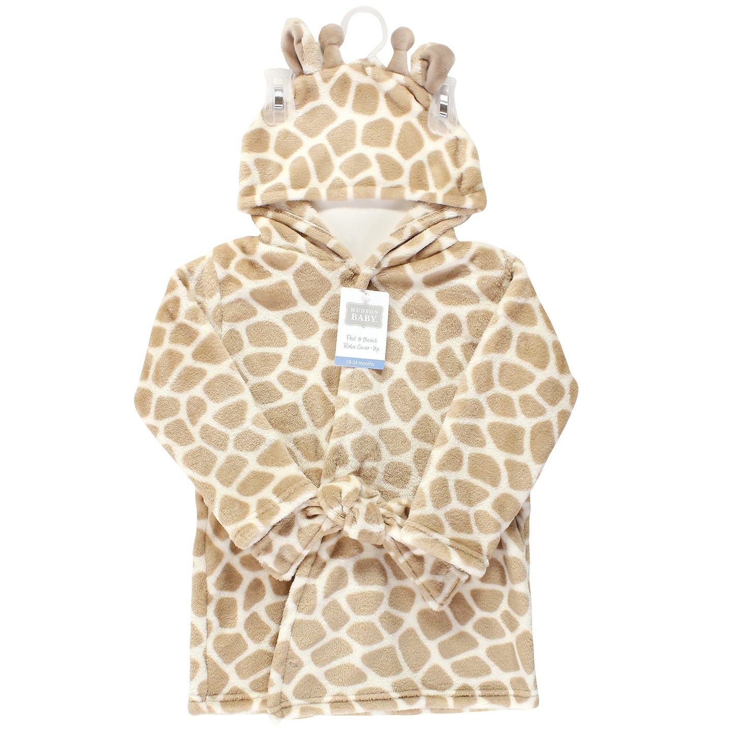 Hudson Baby Unisex Baby baby-girls baby-boys Plush Pool and Beach Robe Cover-ups