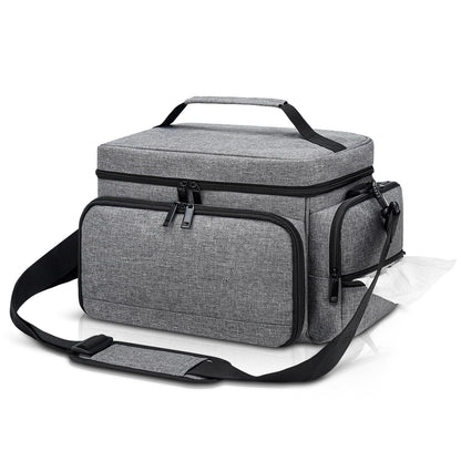 Breast Pump Bag Fit for Spectra S1 and S2, Pumping Bag with Waterproof Mat for Pump Accessories, Portable Pump Carrying Case for Work, Travel and Family Use, Black