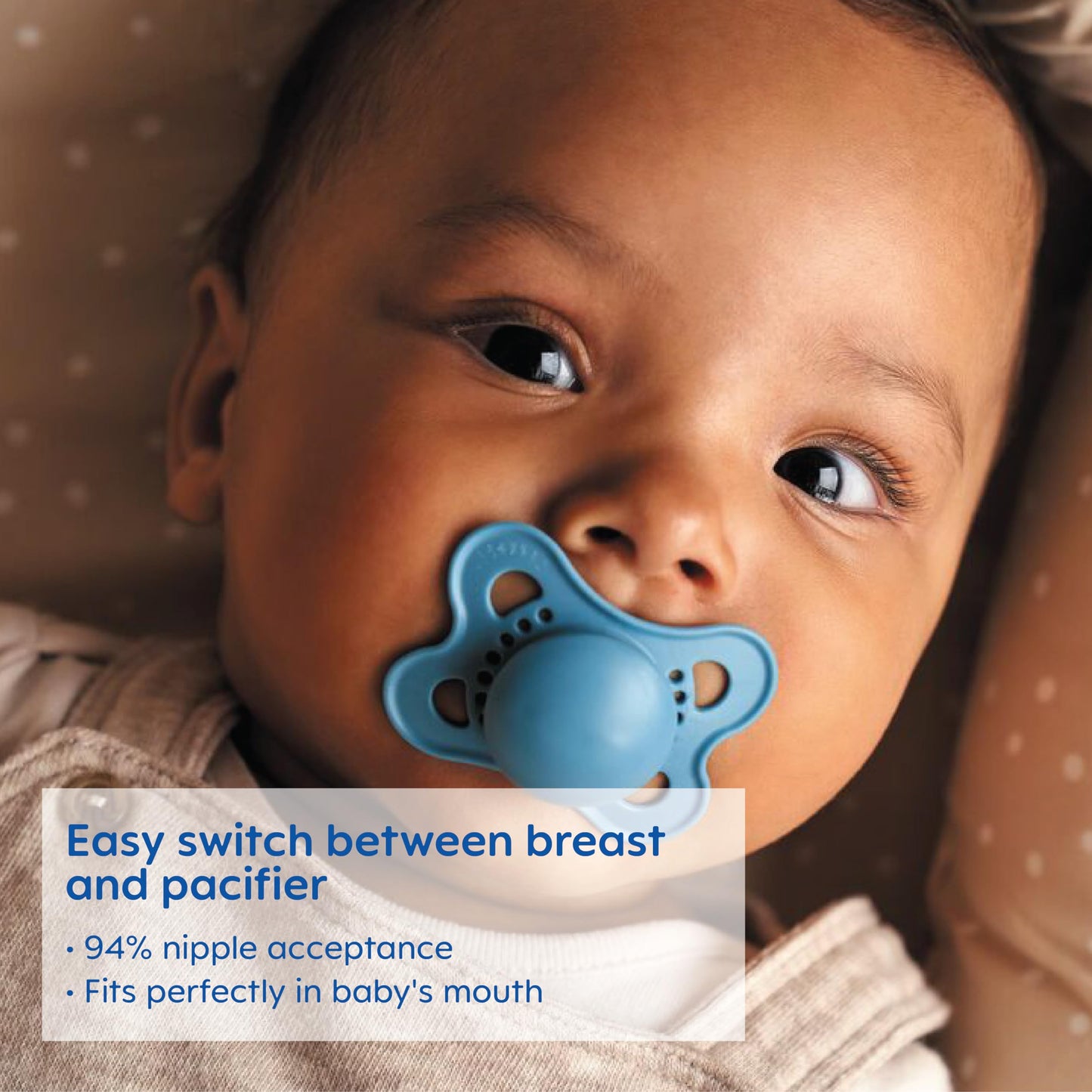 MAM Original Matte Baby Pacifiers, Binky for Boys 0-6 Months, BPA-Free Silicone Nipple, Easy to Clean, Best for Newborn Babies, Developed with Medical Experts, 2 Count Binkies with Sterilizer Case