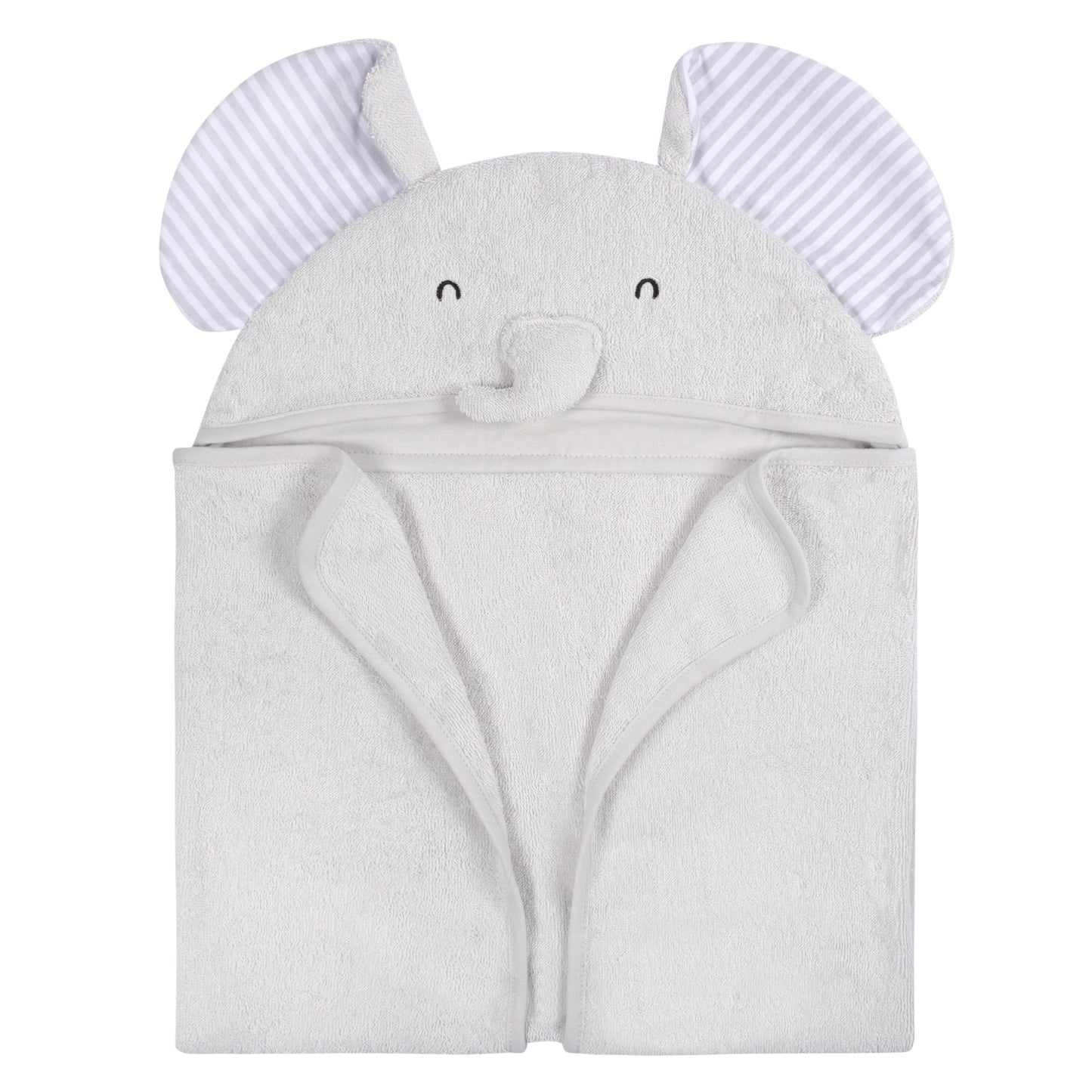 Gerber Baby 4 Piece Animal Character Hooded Towel and Washcloth Set, Brown Lion, One Size