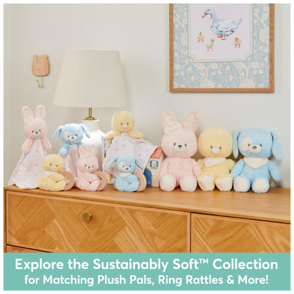 GUND Baby Sustainably Soft Puppy Lovey, Stuffed Animal Plush Blanket Made from 100% Recycled Materials, for Babies and Newborns, Blue/Cream, 10”
