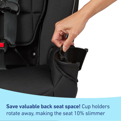 Graco SlimFit 3-in-1 Convertible Car Seat, Space Saving Design, Forward & Rear-Facing, Highback Booster Option – Purple
