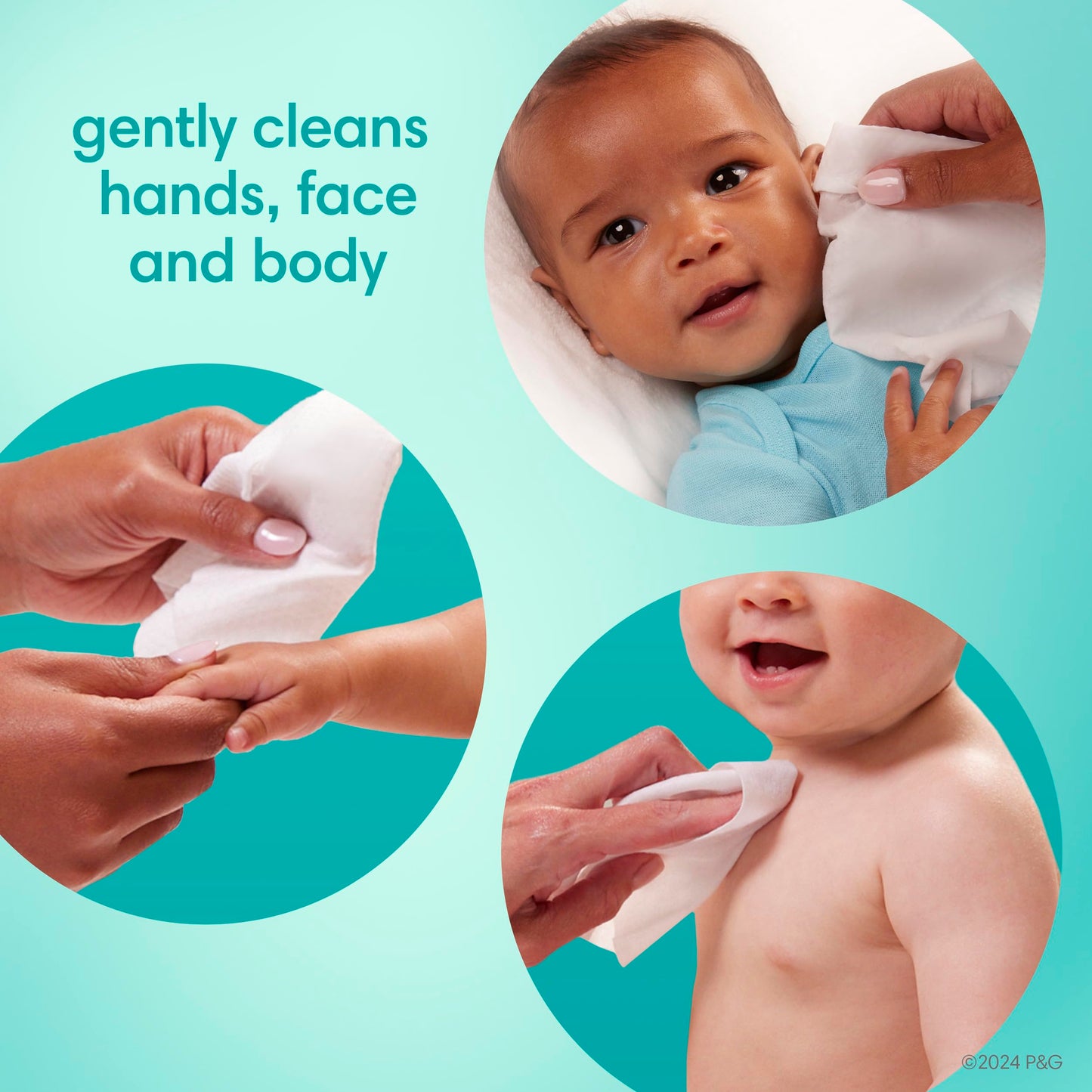 Pampers Sensitive Baby Wipes, Water Based, Hypoallergenic and Unscented, 8 Flip-Top Packs, 4 Refill Packs (1008 Wipes Total)
