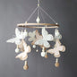 Butterfly mobile Crib mobile for girls Boho baby mobile over crib Baby girl nursery decor