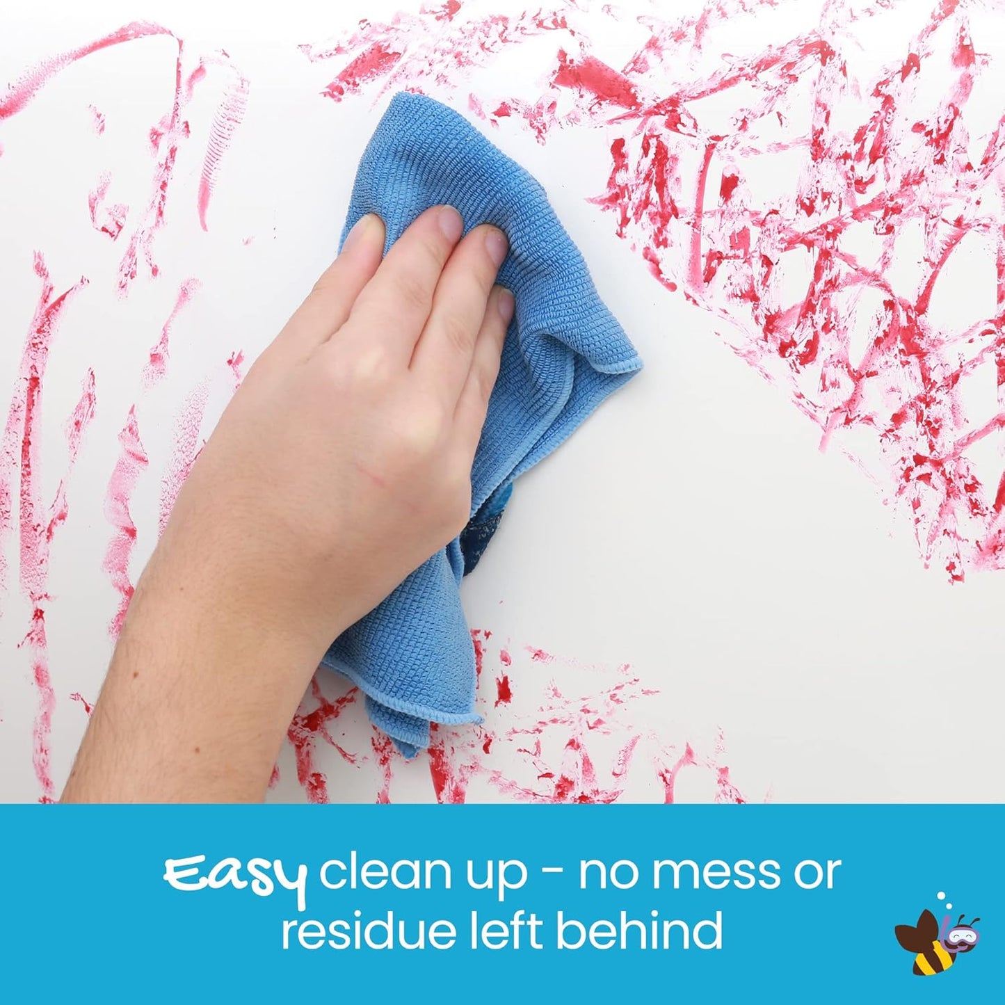 Honeysticks Super Jumbo Bath Crayons Non Toxic (7 Pack) for Toddlers 1-3 and Kids 4-8, Natural Beeswax Crayons, Food-Grade Colors, Fragrance Free, Non Irritating, Bath Toys for Bathtub, Shower, Gift