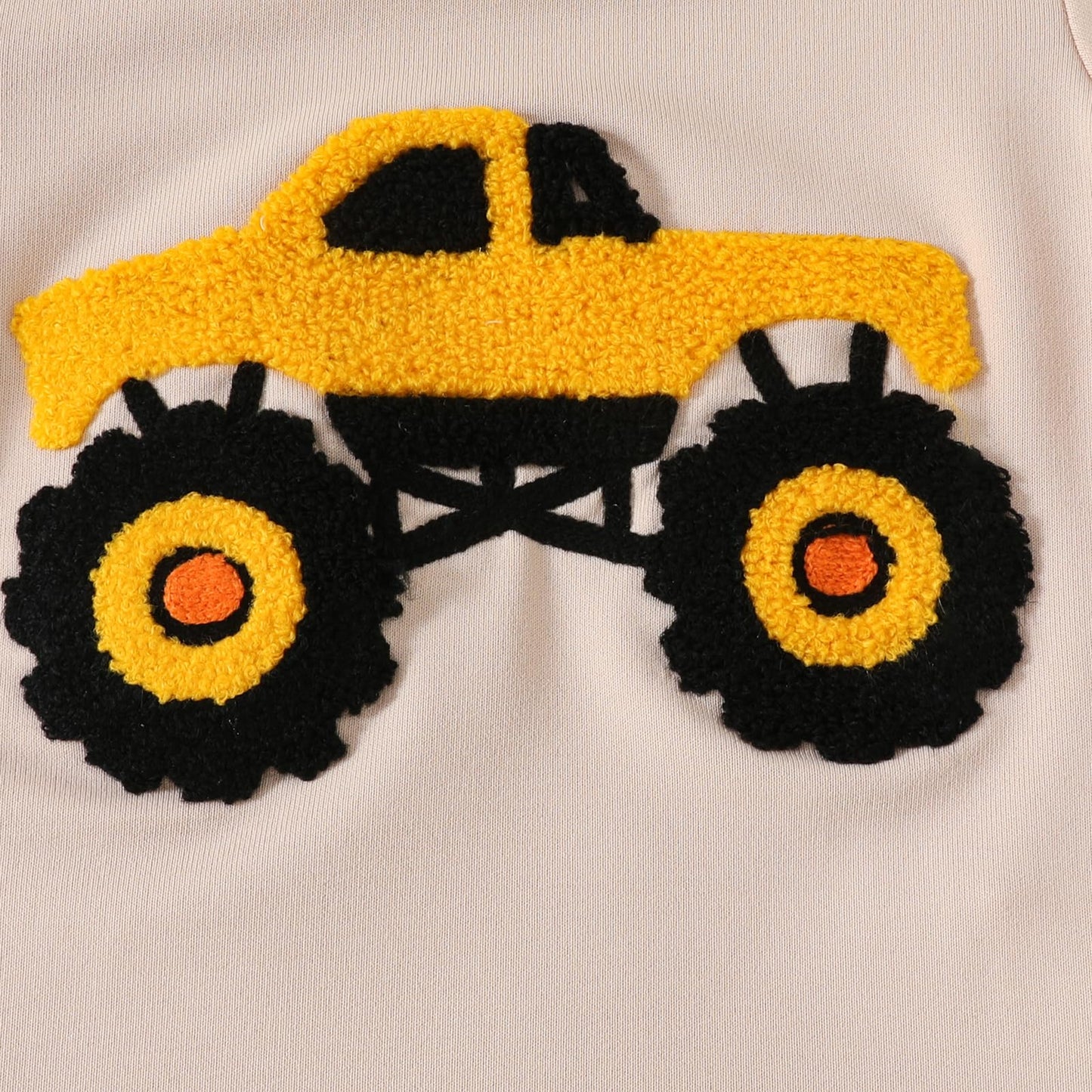Toddler Baby Boy Summer Clothes Embroidered Farm Tractor Shirt and Short Set 2-Piece Outfits for Boys