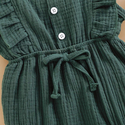 Renotemy Newborn Infant Baby Girl Clothes Rompers Summer Jumpsuits Short Sleeve Romper Infant Baby Clothes Girl