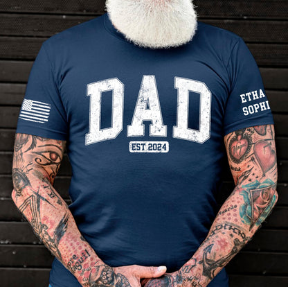 Personalized Custom Grandpa Shirt, Fathers Day Shirt Gifts for Grandpa, Gifts for Dad