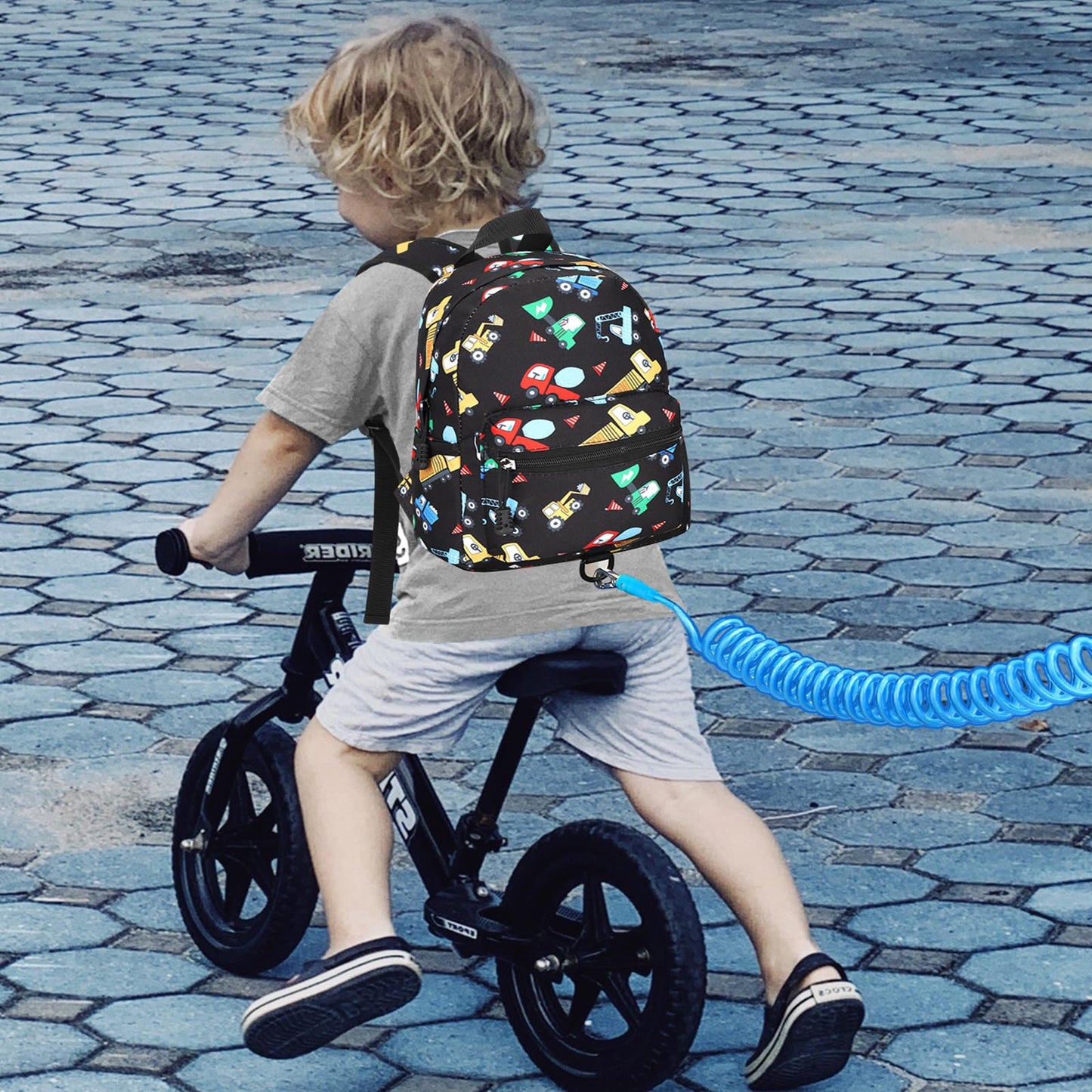 Accmor Toddler Backpack Leash, Cute Unicorn Baby Backpacks with Anti Lost Wrist Link, Mini Kids Backpack Leash Walking Harness for Outdoor Travel, Adorable Backpack Tether for Boys Girls 1-3 (Purple)