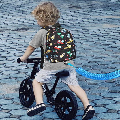 Accmor Toddler Backpack Leash, Cute Unicorn Baby Backpacks with Anti Lost Wrist Link, Mini Kids Backpack Leash Walking Harness for Outdoor Travel, Adorable Backpack Tether for Boys Girls 1-3 (Purple)