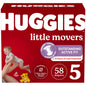 Huggies Size 6 Diapers, Little Movers Baby Diapers, Size 6 (35+ lbs), 108 Count, Packaging May Vary