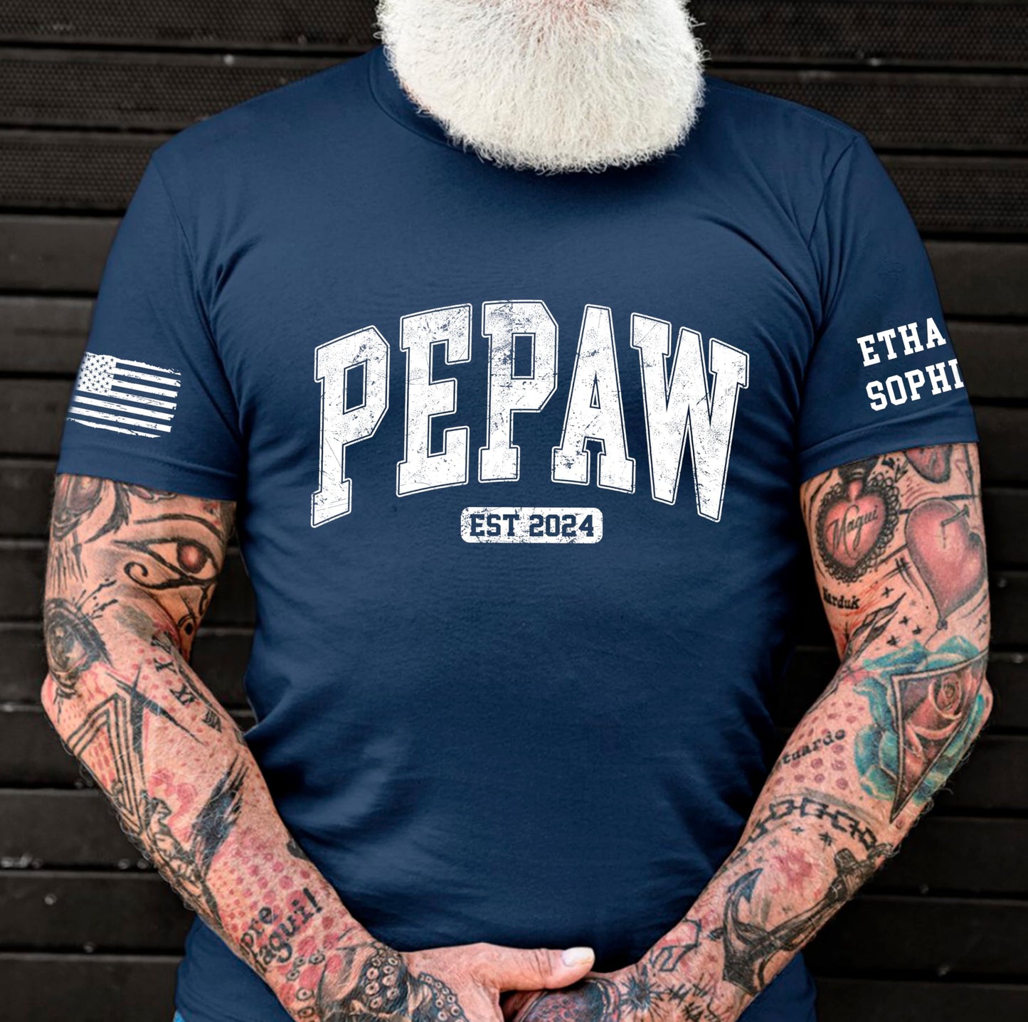 Personalized Custom Grandpa Shirt, Fathers Day Shirt Gifts for Grandpa, Gifts for Dad