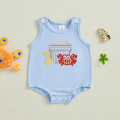 Halloween Baby Clothes Newborn Boy Tractor Pumpkin Onesie Infant Sleeveless Romper Toddler Bodysuit Cute Outfit