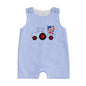 YINGISFITM Newborn Baby Boy Clothes Sailboat Overalls Sleeveless Jumpsuit Infant Bodysuit Toddler Outfits
