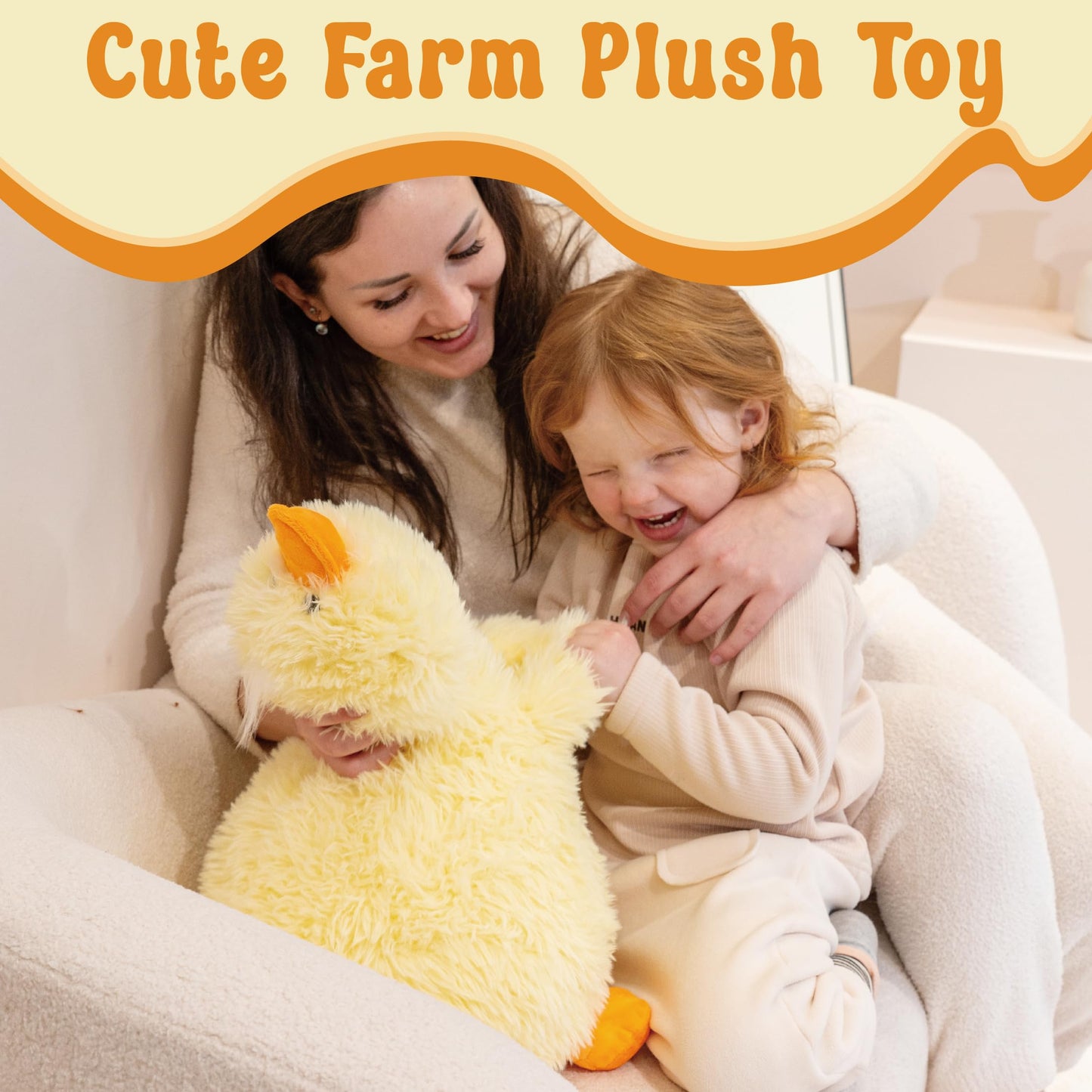 43" Giant Duck Stuffed Animals, Large Stuffed Duck Plush Toys, Big Plush Stuffed Animal, Soft Jumbo Stuffed Animals Gifts for Kids Adults on Birthday Children's Day Christmas or Any Festivals