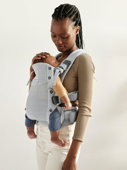 BabyBjörn Baby Carrier Harmony, Cream, 3D Mesh, 3-in-1 Ergonomic Baby Carrier; Newborn, Facing-in, Outward-Facing, and Back Carrying Positions Supported (7-40 lbs), Newborn to Toddler