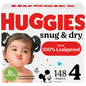 Huggies Size 1 Diapers, Snug & Dry Newborn Diapers, Size 1 (8-14 lbs), 38 Count, Packaging May Vary