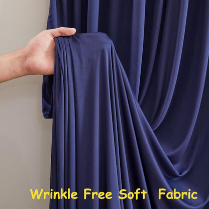 10x10ft Pink Backdrop Curtain with Lights String for Parties Wedding Wrinkle Free Soft Curtains Photo Backdrop Drapes for Girls Birthday Baby Shower Background Decorations 5x10ft, 2 Panels