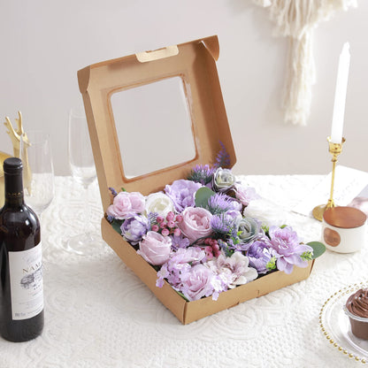 Artificial Flowers Combo, Fake Flowers for DIY Tables Centerpieces Baby Shower Bridal Shower Wedding Bouquet Arrangements Party Candle Holder Cake Decor Flower Home Decorations