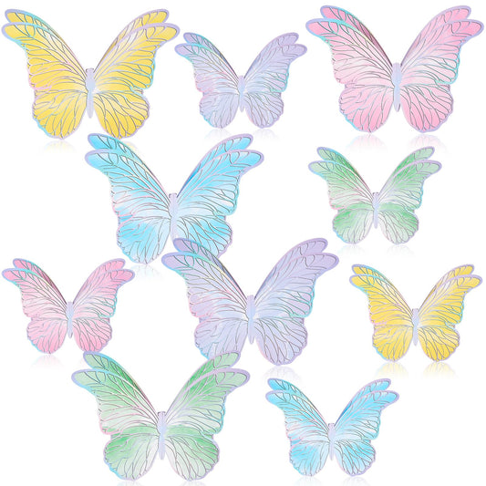 Yexiya 15 Pieces Butterfly Table Centerpiece Birthday Party Decorations Table Toppers Centerpieces Butterfly Theme Party Decor for Birthday Shower Supplies (Classic)