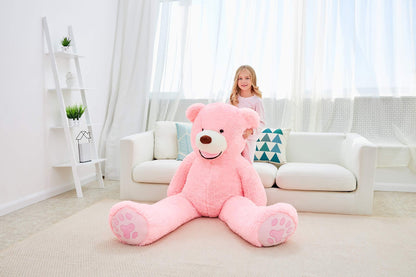 IKASA Giant Teddy Bear Plush Toy Stuffed Animals(Brown,78 inches)